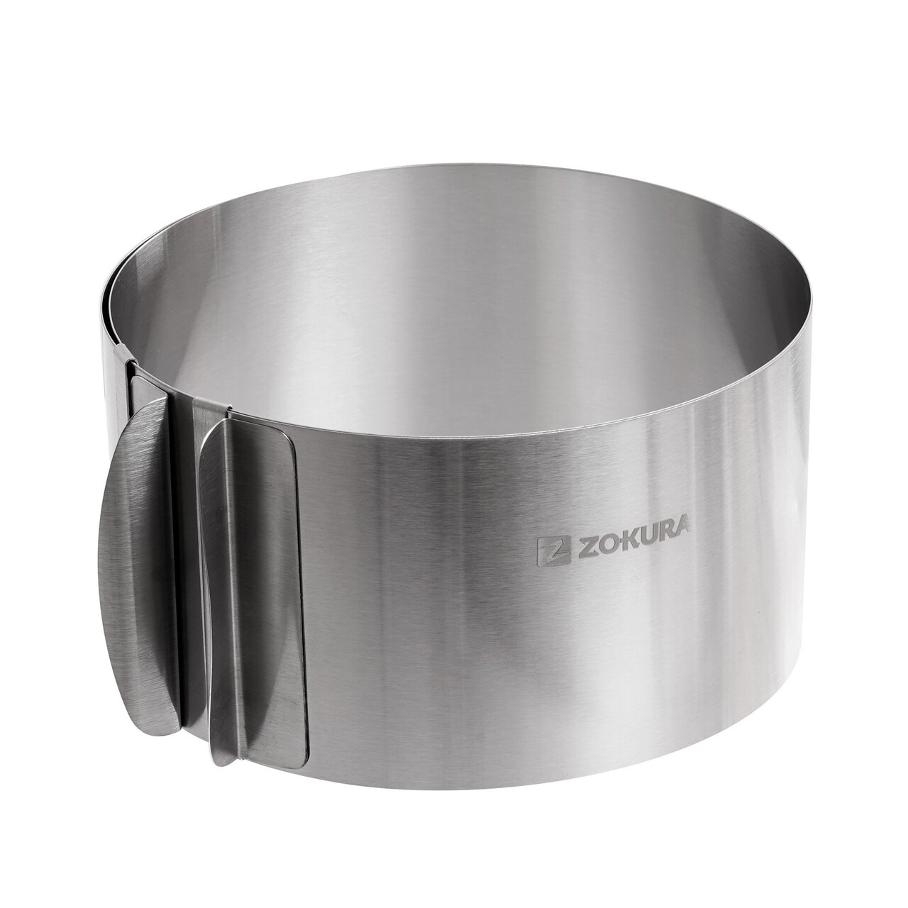 Inel reglabil tort, inox, 16/30x8,5cm - Zokura - imagine 5
